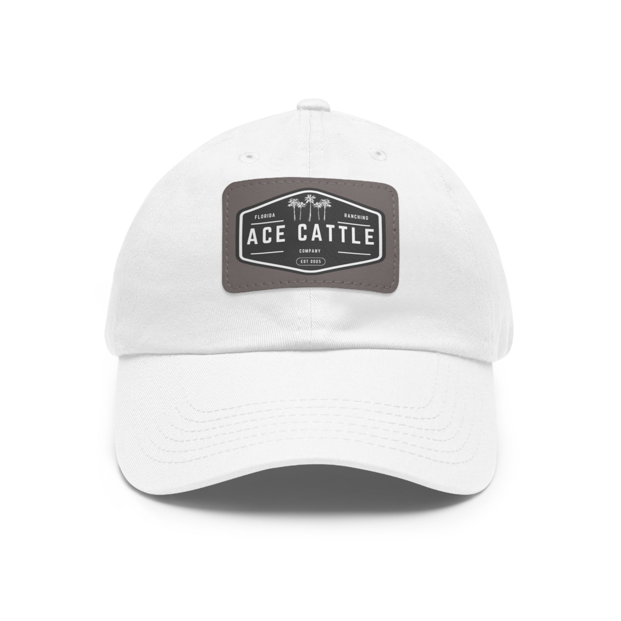Florida Ranching Hat Leather Patch