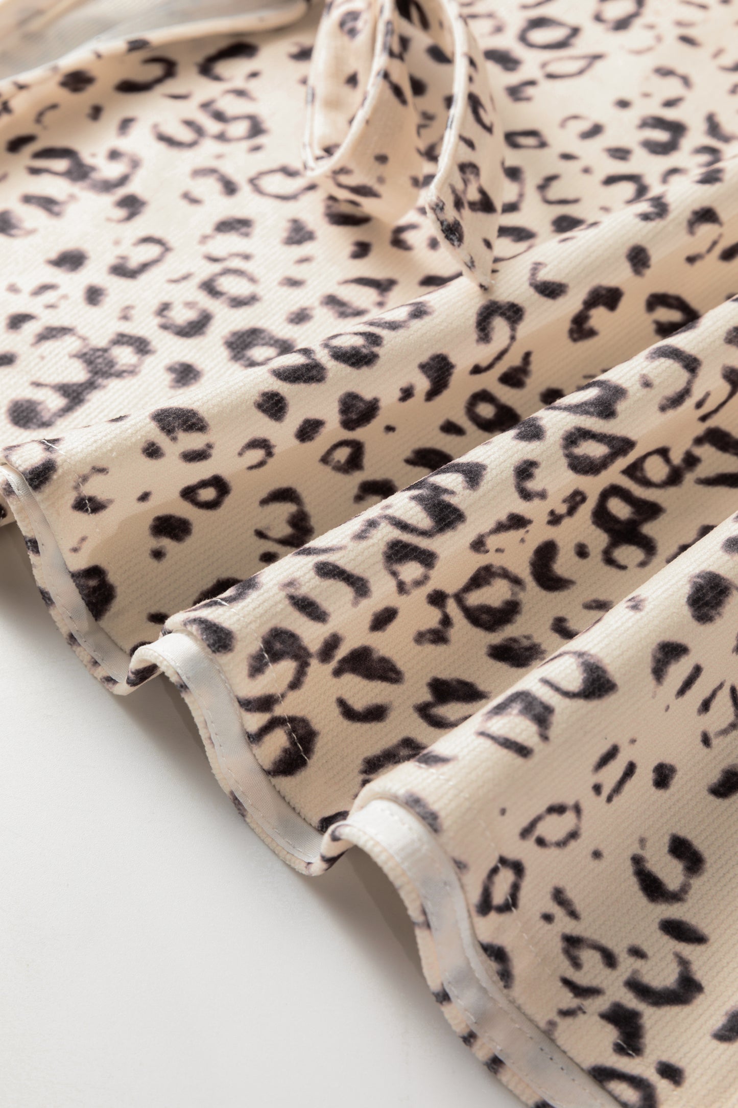 Leopard Print Slip Vest