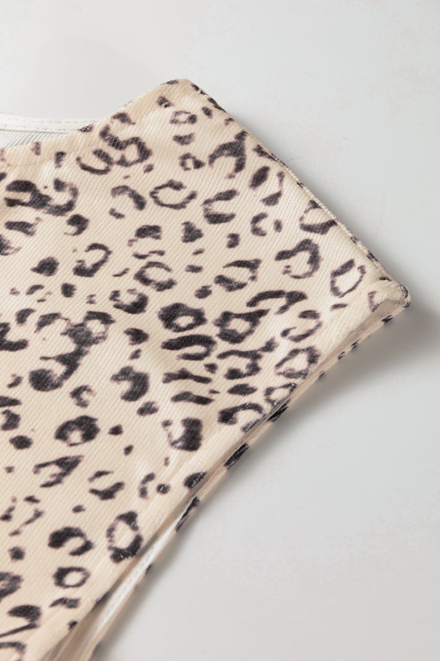 Leopard Print Slip Vest